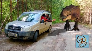 Дети и Машина. Динозавр съел Машину Бананомена. Манкиту