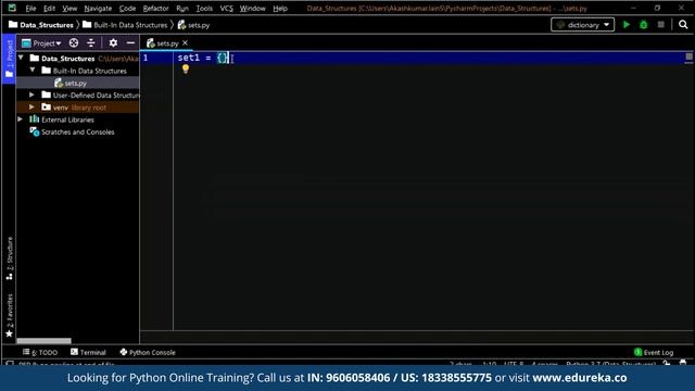 Data Structures In Python | List, Dictionary, Tuple, Set In Python | Python Training| Edureka Rewin