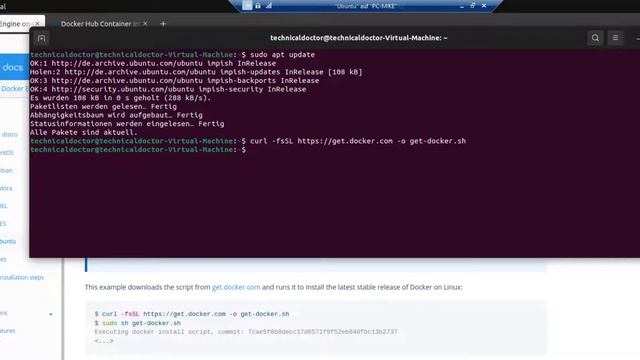 DOCKER: Einfache Installation von Docker auf Ubuntu смотреть онлайн