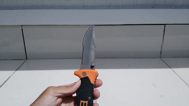 Gerber Bear Grylls Folding Sheath Knife Ebay Unboxing Review