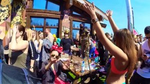 Шерегеш спуск в купальниках, Alpen Club,  Grelka Fest 2016