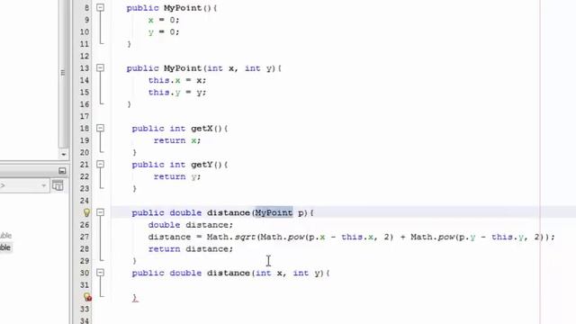 كلاس MyPoint شرح (overloading , constructor , static , new object) смотреть онлайн