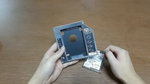 Адаптер салазки 9.5 мм Second HDD Caddy 2.5" SSD/HDD SATA для ноутбука. Оптибей (Optibay)