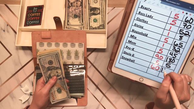 CASH ENVELOPE STUFFING| LOW INCOME| February 2021| Paycheck #2| Dave Ramsey Inspired| Budget смотреть онлайн