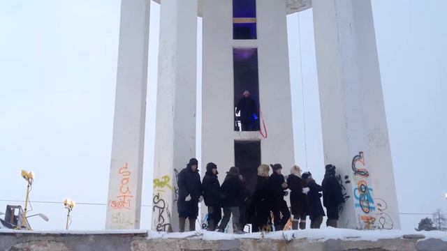 Перфоманс на Белой Башне - начало