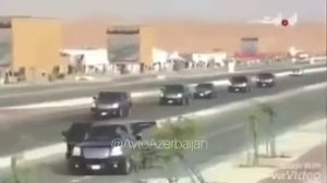 Охрана президента отрабатывает навыки.