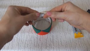 Елочная игрушка барабан своими руками / новогодний мастер класс/Christmas toy DIY