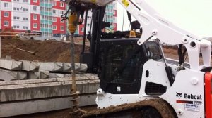 Установка гидровращателя Delta RD5 на Bobcat T770 одним оператором