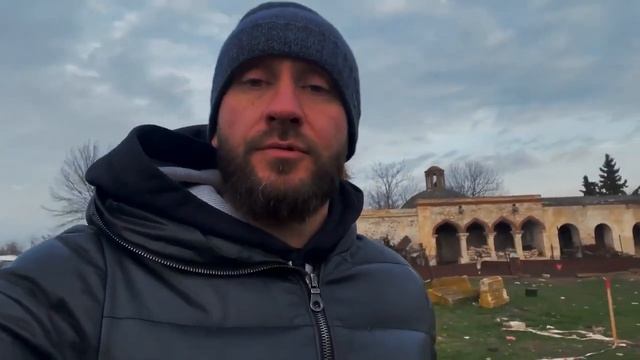 Азербайджана. Гарабах время собирать камни. Агдам освобождённые земли. Вид с птичьего полета. смотреть онлайн