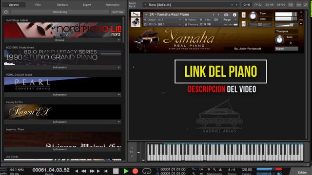 PIANO DE COLA YAMAHA LIVIANO PARA KONTAKT смотреть онлайн