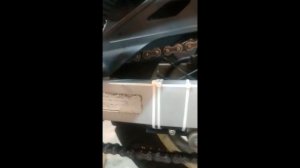 Автосмазчик  цепи на HONDA Transalp XL400v