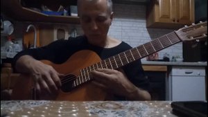 Цыганская венгерка (отрывок), экспромтом. Русская семиструнная гитара.