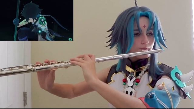 Genshin Impact: Path of Yaksha- [Flute Cover] Xiao theme flute смотреть онлайн