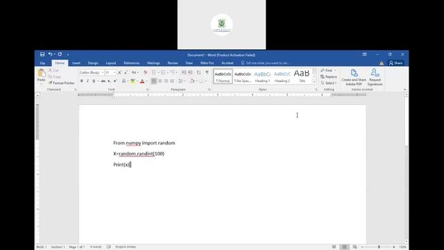 Numpy in Python (Internship BIT-Day 10)