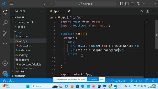 Full ReactJS Tutorial #3 -Introduction to JSX