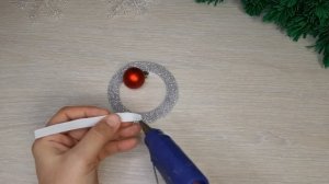 ?Простые ёлочные игрушка из фоамирана своими руками ?Новогодние 2022?❄