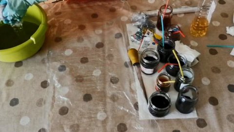 Красим шелк для проекта «Шелковая мечта» с Мартой Дорофеевой