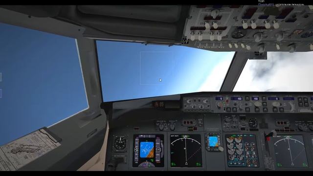X-Plane 10 Аэропорт Сочи смотрим новые облака Boeing 737-800 смотреть онлайн
