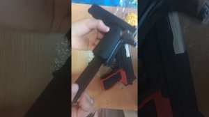 обзор на пластиковый пистолет.