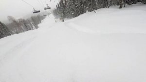 Шерегеш в марте 2022