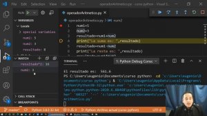 PYTHON Debug VScode [7]?En español ???