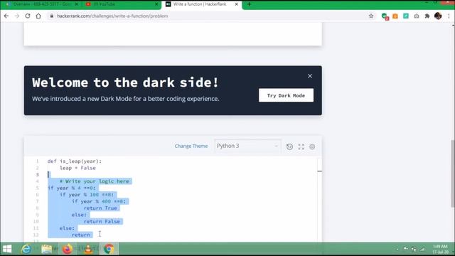 HackerRank | Write the Function | Python code