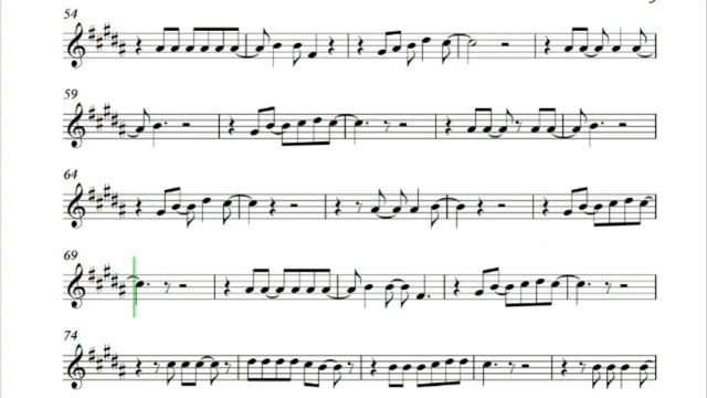 Sacrifice - Elton John - Partitura Sax Alto Eb Sheet Music смотреть онлайн