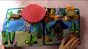 ★Развивающая книжка "Лунтик"★ Quiet book  Luntik★