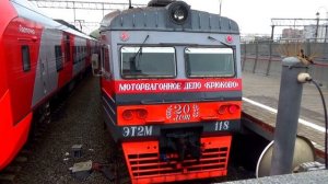 Именной электропоезд ЭТ2М-118 "20 лет моторвагонному депо Крюково"
