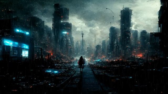 Затемнение - Мрачная постапокалиптическая музыка - Жуткий фоновый эмбиент