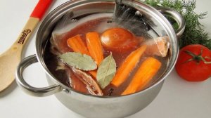 Уха с овощами
