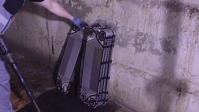 Промывка теплообменника Alfa Laval смотреть онлайн