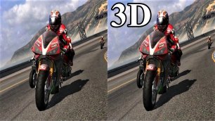 MotoGP 07 3D video SBS VR Box google cardboard