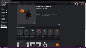 how to get HEADLESS HORSEMAN on ROBLOX