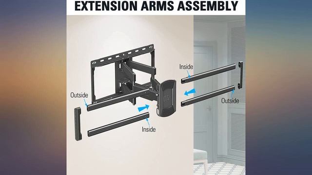 Mounting Dream Full Motion TV Wall Mount Swivel and Tilt for Most 42-75 Inch Flat review смотреть онлайн