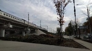 Москва, о. п. Окружная МЦД-1, отправляется ЭП2Д-0113