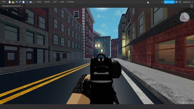M4A1 Roblox first person blender animation смотреть онлайн