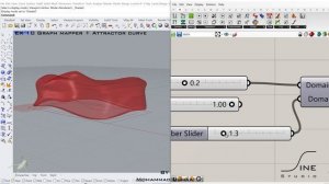 Grasshopper tutorial in 7 minutes - EX 10 - Graph mapper + Attractor curve