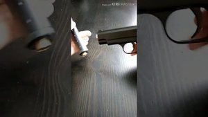 Glok пневмат, НЕ ДЕТСКИЙ крутой пневматический пистолет с глушителем. Почти как настоящее оружие.