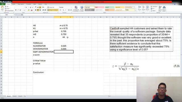 14 One-Sample Proportion Test смотреть онлайн