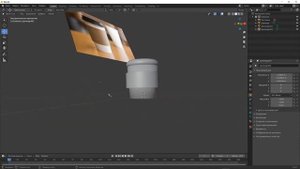 Стаканчик кофе в Blender