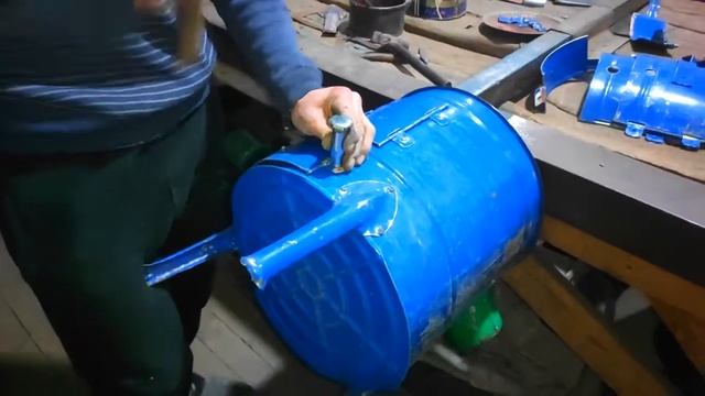 O'TIN PECHKA YASASH SIRLARI  Изготовление туники печи  Making an Amazing Wood Burning Stove смотреть онлайн