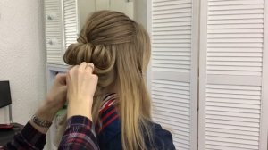 Греческая коса лёгкая