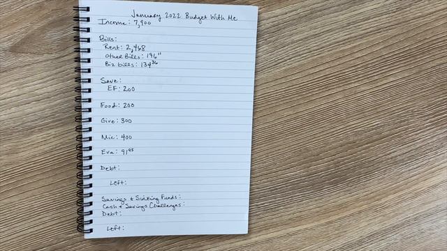 JANUARY 2022 BUDGET WITH ME (for beginners) + LOUIS VUITTON SKS PLANNER REVEAL смотреть онлайн