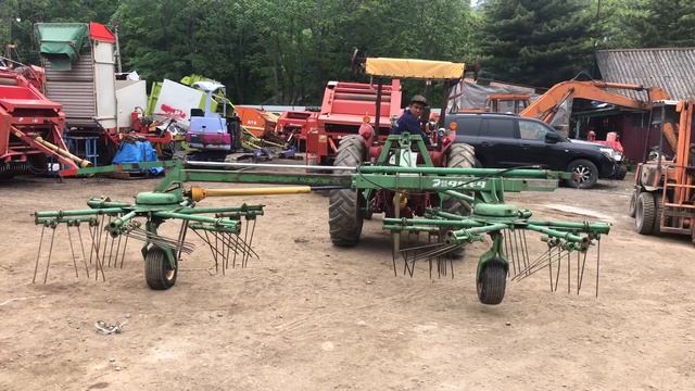 Видео работы! Грабли TakakitaTR-5300, 3-5 метров смотреть онлайн