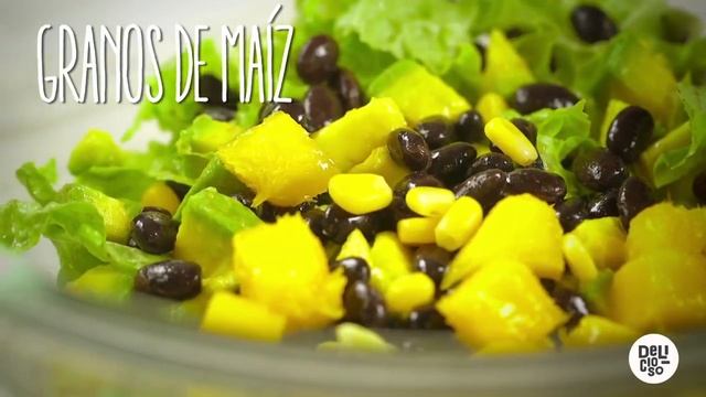 Ensalada de aguacate con mango | Delicioso смотреть онлайн