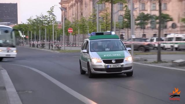 German Police Cars: State Police, Highway Patrol, SWAT, Riot Police, MP, Federal Police