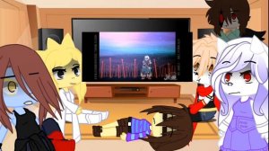 undertale react to Error vs İnk|Gacha Clup|Lazy|