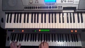 YAMAHA S-500 & YAMAHA PSR-450 Вальс - Горіла сосна