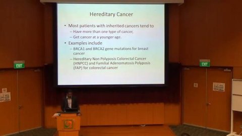 NCCS Public Forum: Common Cancers Affecting Men Part 1 - Introduction to Cancer
